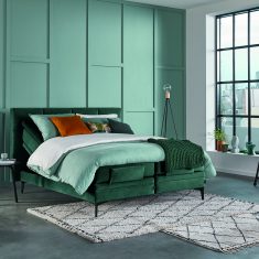 Beter bed-slaapkamer-groen-groentinten
