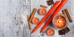 diy twisted candles
